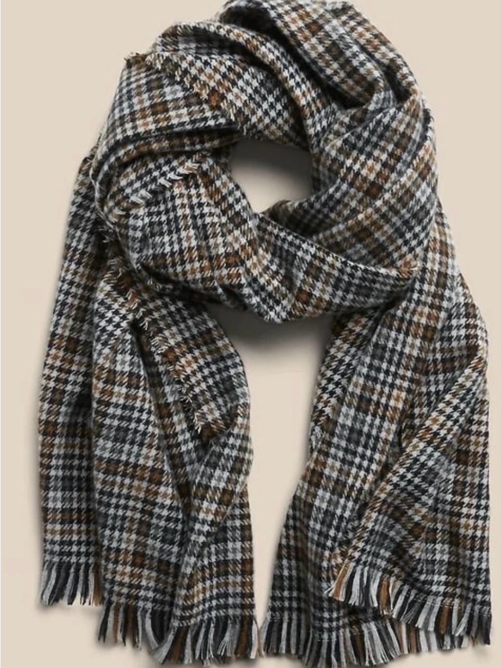 Banana Republic Oversized Plaid Scarf